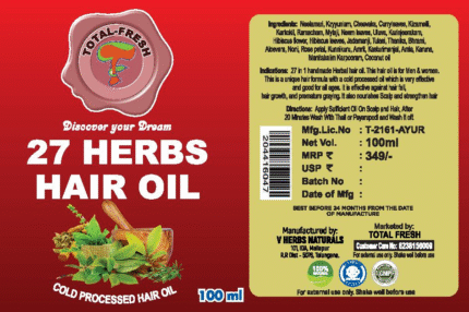 27 Herbs Hair Oil